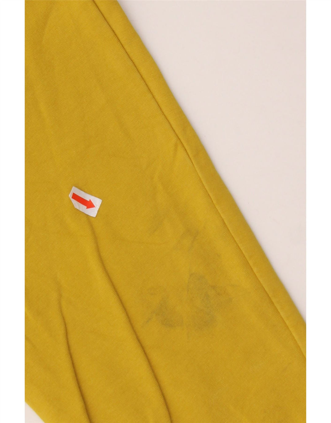 CAT Boys Graphic Sweatshirt Jumper 13-14 Years Yellow Colourblock Cotton