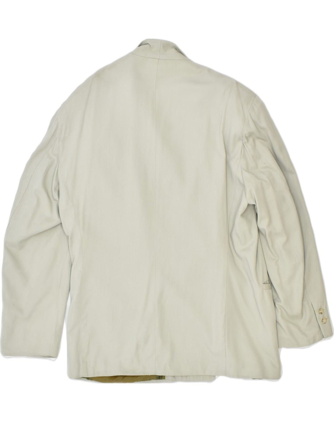 VINTAGE Womens Double Breasted Blazer Jacket IT 52 XL Khaki Viscose | Vintage | Thrift | Second-Hand | Used Clothing | Messina Hembry 