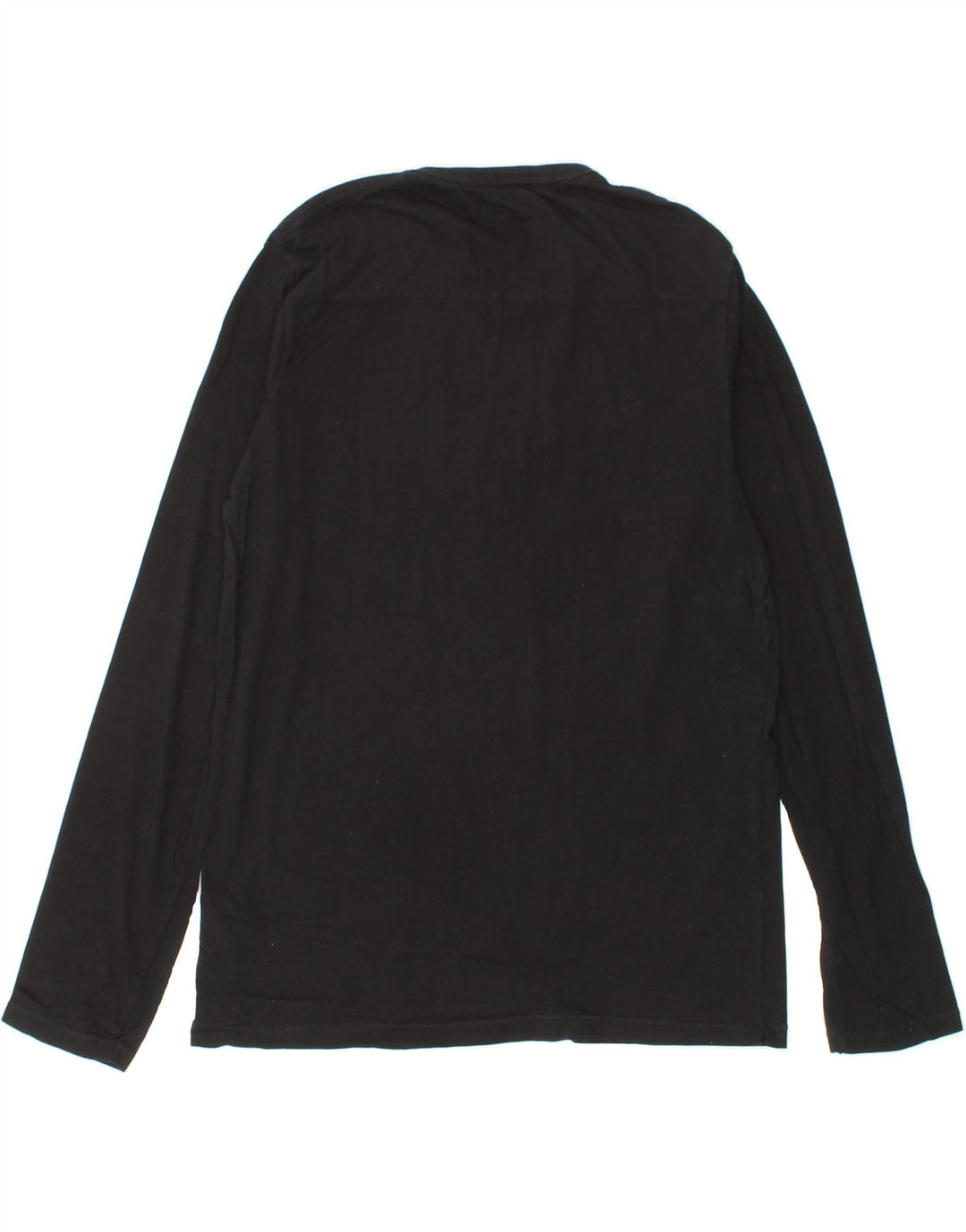 FRENCH CONNECTION Mens Top Long Sleeve Large Black Cotton Vintage French Connection and Second-Hand French Connection from Messina Hembry 