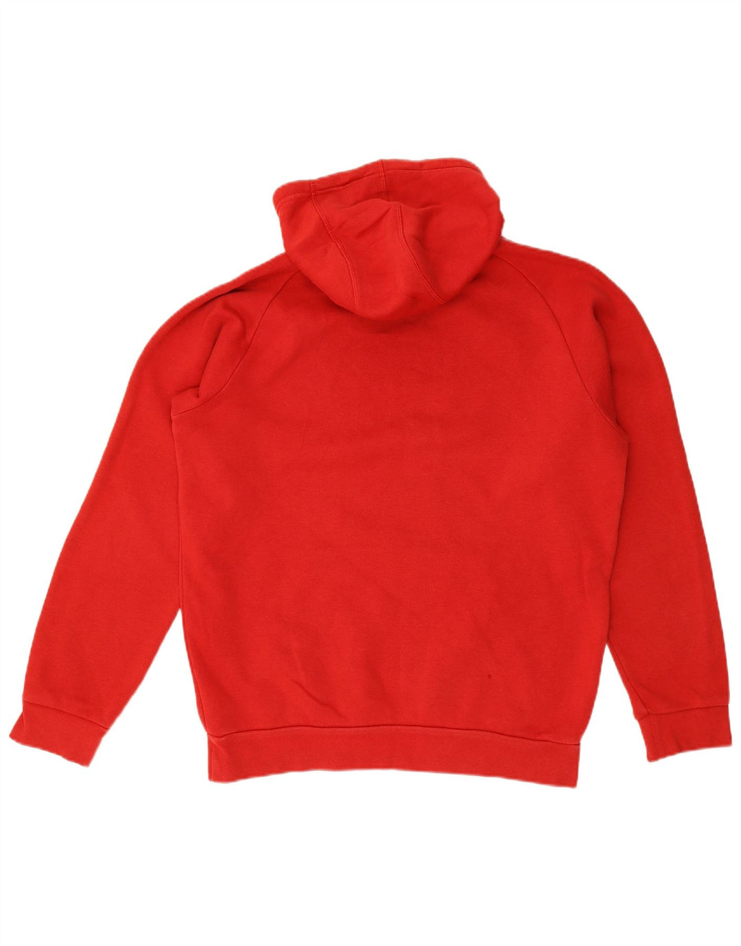 ADIDAS Mens Hoodie Jumper Medium Red Cotton