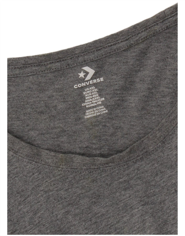 Converse Mens T-Shirt Top 2XL Grey