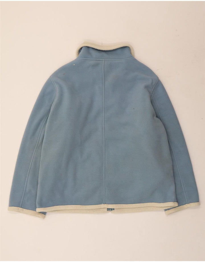 Vintage Mens Fleece Jacket UK 42 XL Blue Polyester