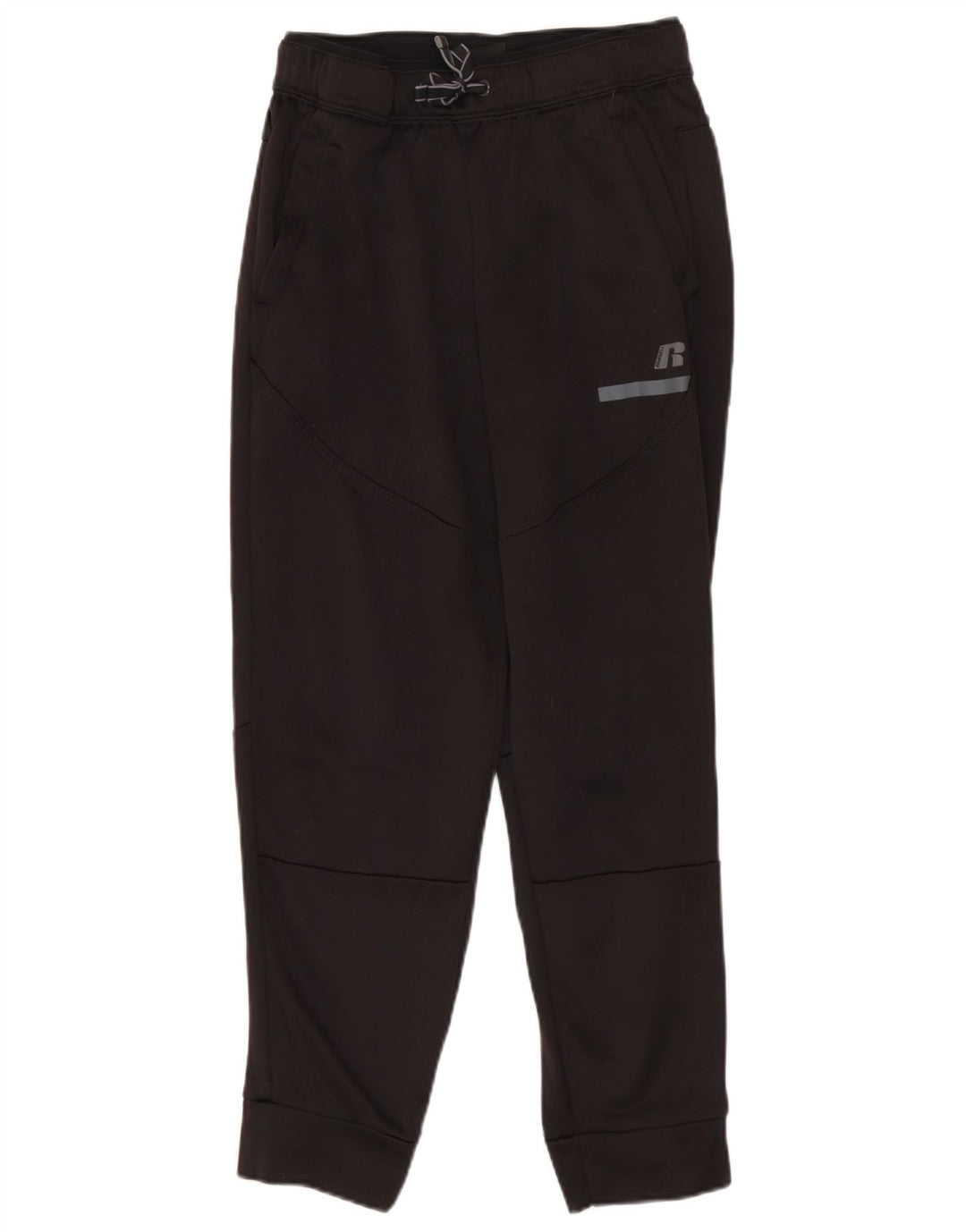 RUSSELL ATHLETIC Boys Tracksuit Trousers Joggers 10-11 Years Large Black