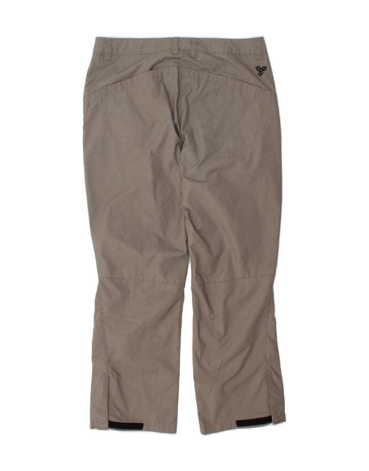 JACK WOLFSKIN Womens Straight Cargo Trousers W34 L29 Grey Polyester Vintage Jack Wolfskin and Second-Hand Jack Wolfskin from Messina Hembry 