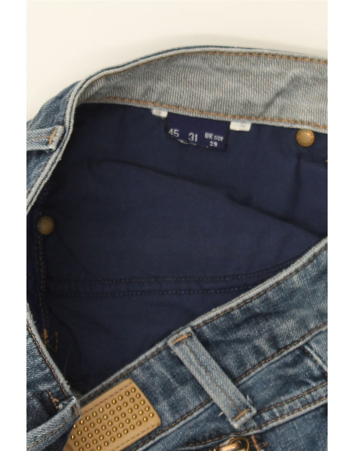 TRUSSARDI Womens Straight Jeans W29 L27 Blue Vintage Trussardi and Second-Hand Trussardi from Messina Hembry 
