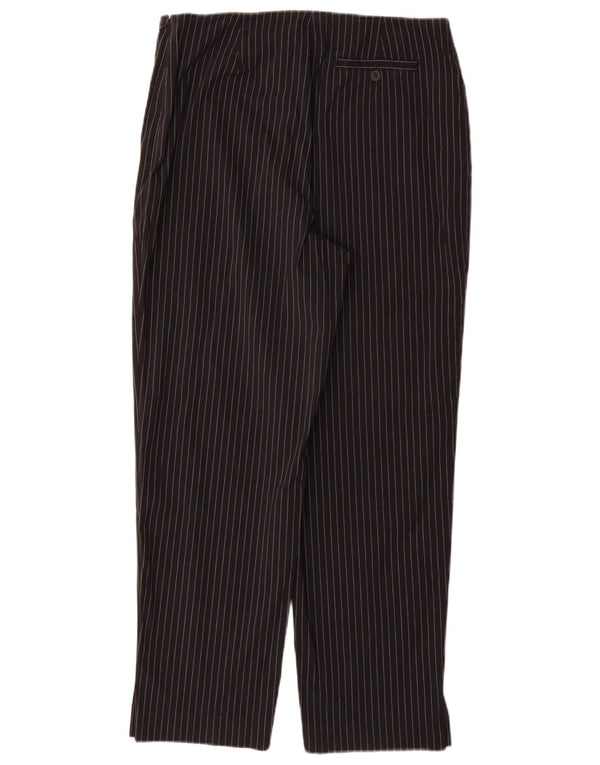 BROOKS BROTHERS Womens 346 Casual Trousers US 12 Large W30 L28 Black