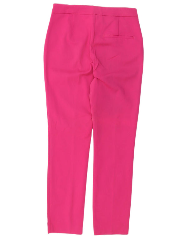 Zara Womens Slim Chino Trousers EU 38 Small W28 L28 Pink