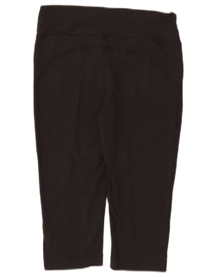 Champion Womens Capri Leggings UK 12 Medium Black Nylon