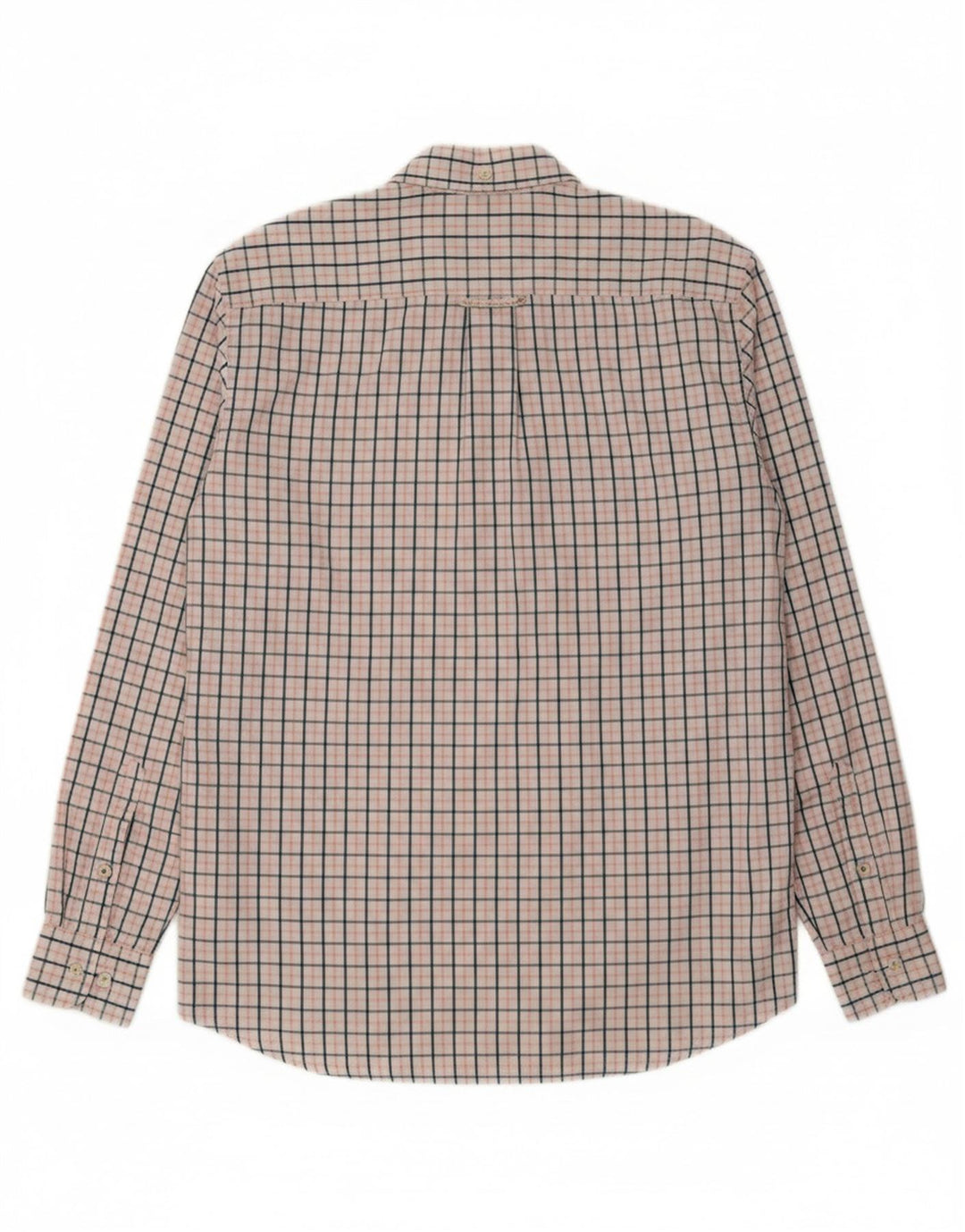 TOMMY HILFIGER Mens Classic Fit Shirt Small White Check Cotton