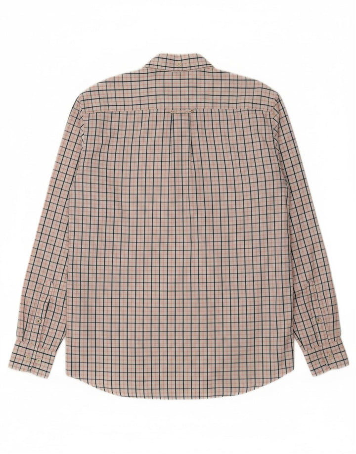 TOMMY HILFIGER Mens Classic Fit Shirt Small White Check Cotton
