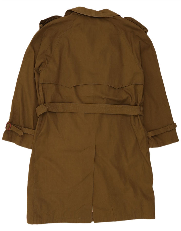 CERRUTI 1881 Mens Loose Fit Trench Coat IT 46 Small Khaki