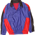 NIKE Mens Loose Fit Pullover Windbreaker Jacket UK 44 2XL Blue Colourblock