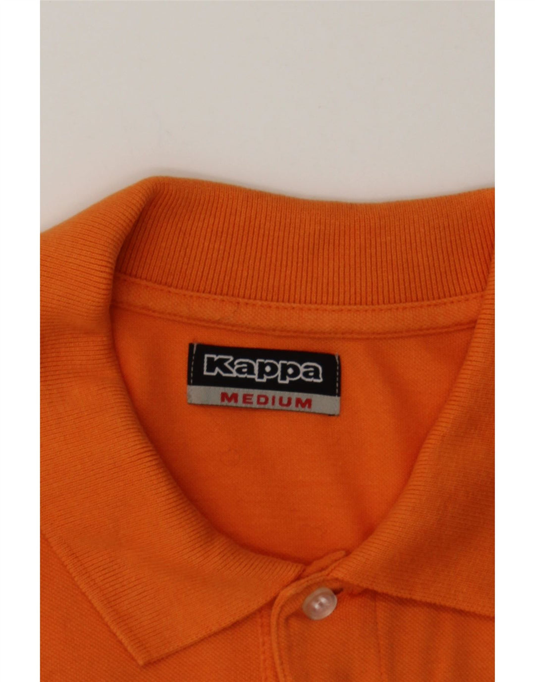 KAPPA Mens Polo Shirt Medium Orange Cotton Vintage Kappa and Second-Hand Kappa from Messina Hembry 