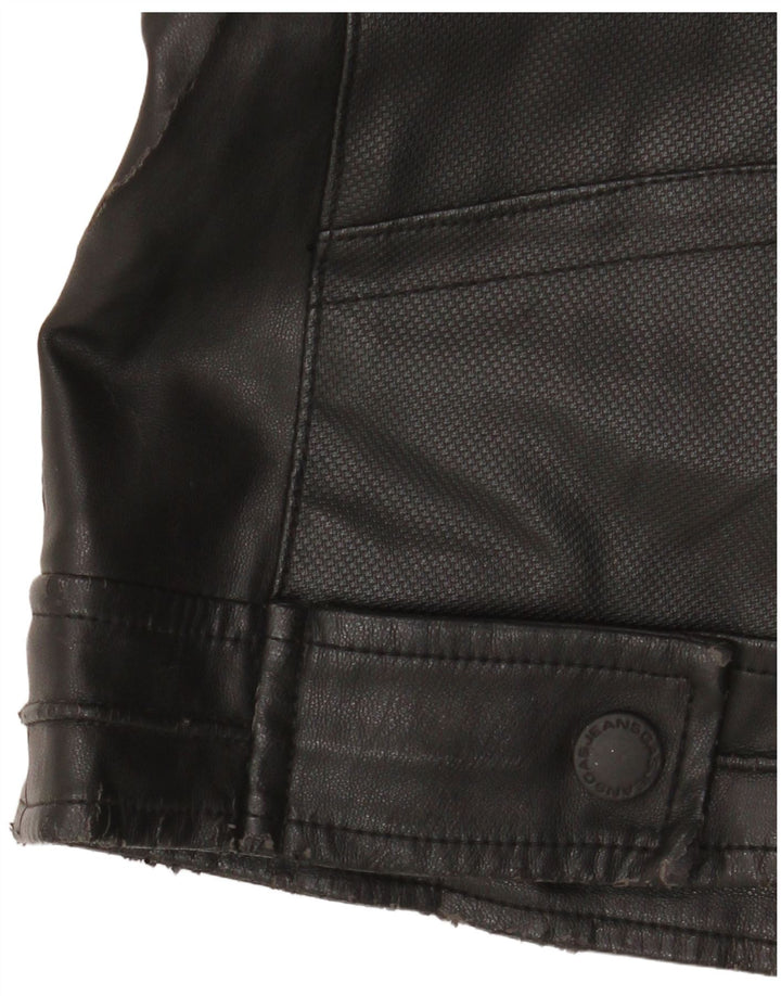 Gas Womens Bomber Jacket IT 52 XL Black Colourblock Polyester