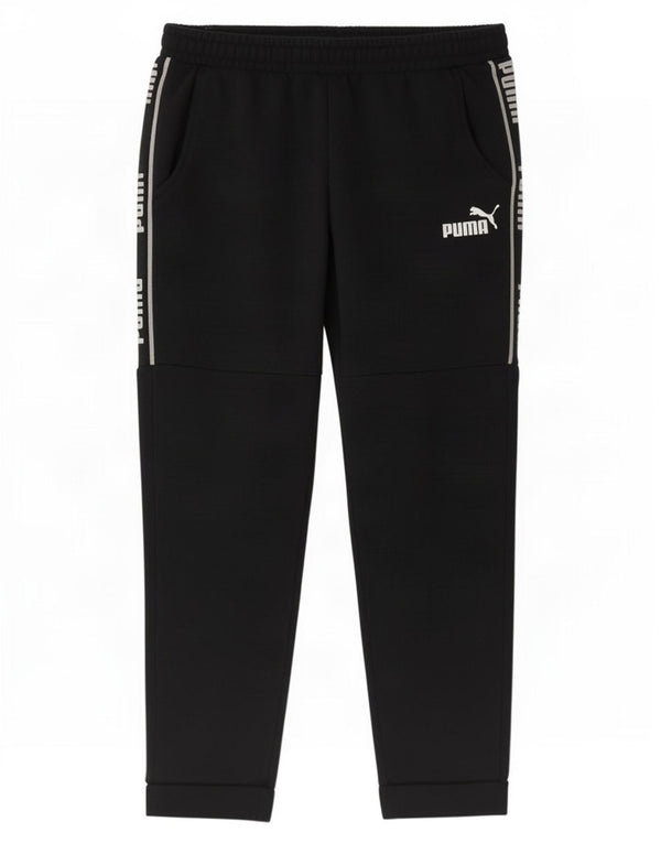 Puma Mens Graphic Tracksuit Trousers Joggers Large Navy Blue