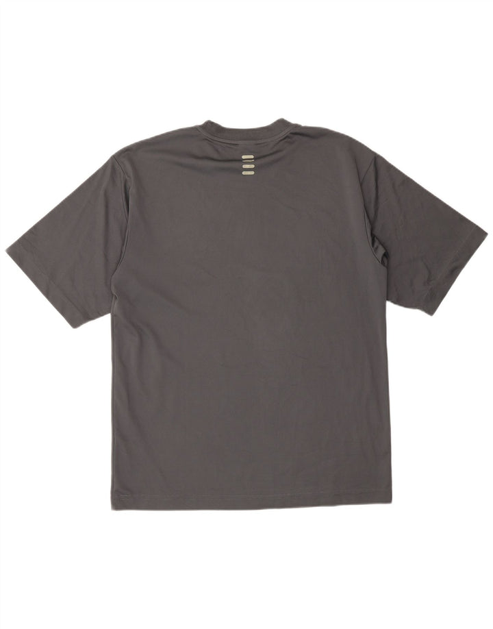Fila Mens T-Shirt Top Small Grey Polyester