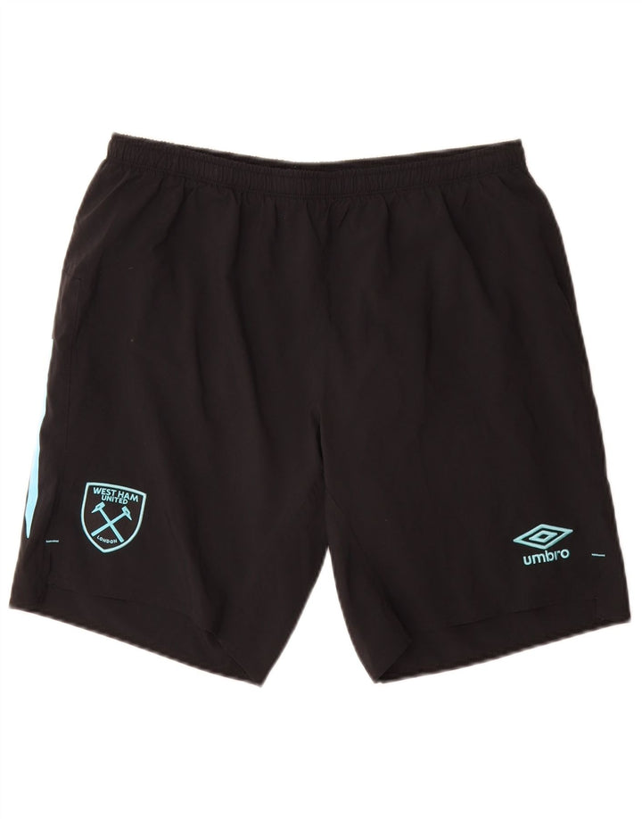 Umbro Mens Sport Shorts Medium Black Polyester