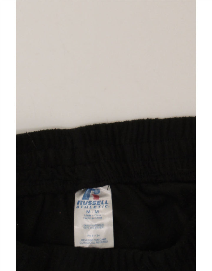 RUSSELL ATHLETIC Womens Cargo Tracksuit Trousers UK 14 Medium Black Vintage Russell Athletic and Second-Hand Russell Athletic from Messina Hembry 