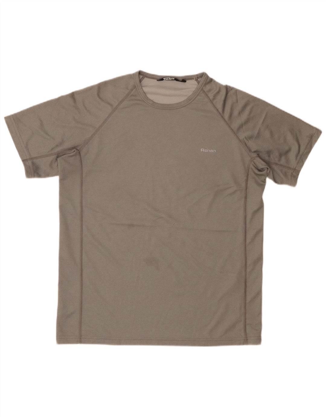 ROHAN Mens T-Shirt Top Medium Grey Polyester