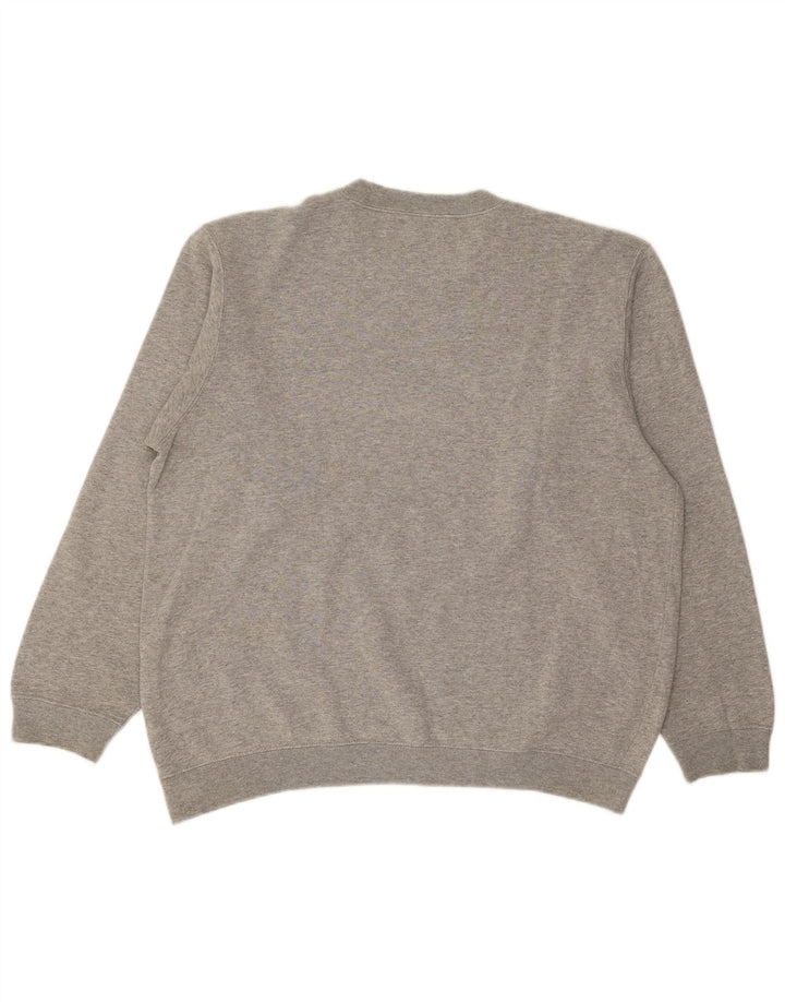 CHAMPION Mens Graphic Sweatshirt Jumper Medium Grey Cotton