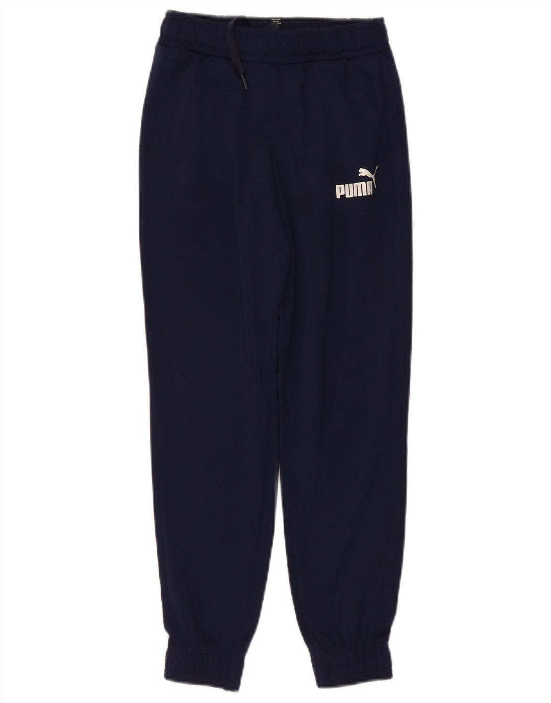 PUMA Boys Tracksuit Trousers Joggers 9-10 Years  Navy Blue Polyester