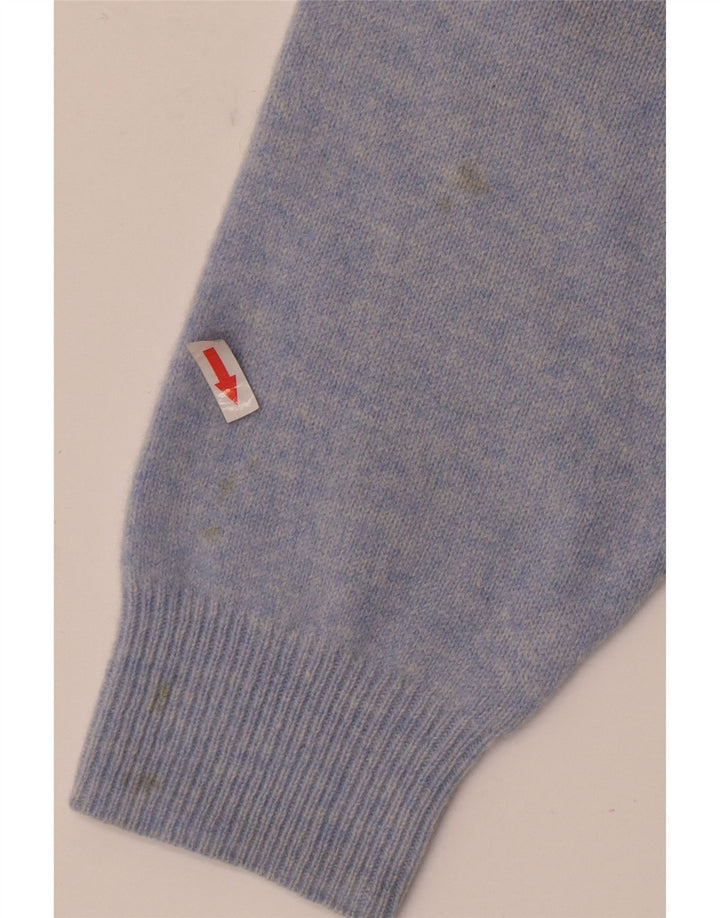 Kappa Mens V-Neck Jumper Sweater 2XL Blue Virgin Wool