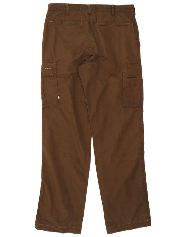 Fjall Raven Mens Straight Cargo Trousers IT 50 Large W32 L33 Beige
