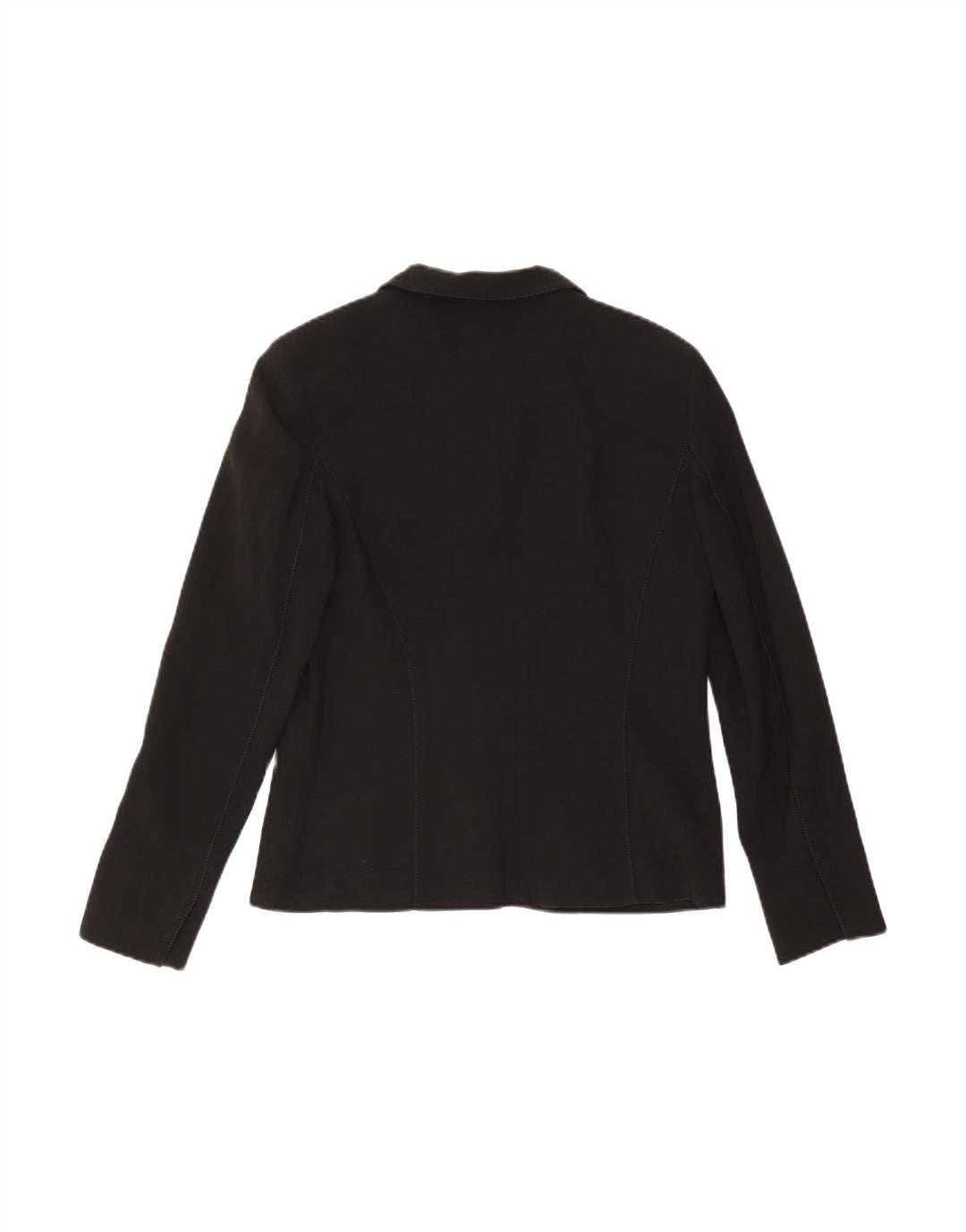 MARELLA Womens Blazer Jacket UK 12 Medium Black Viscose