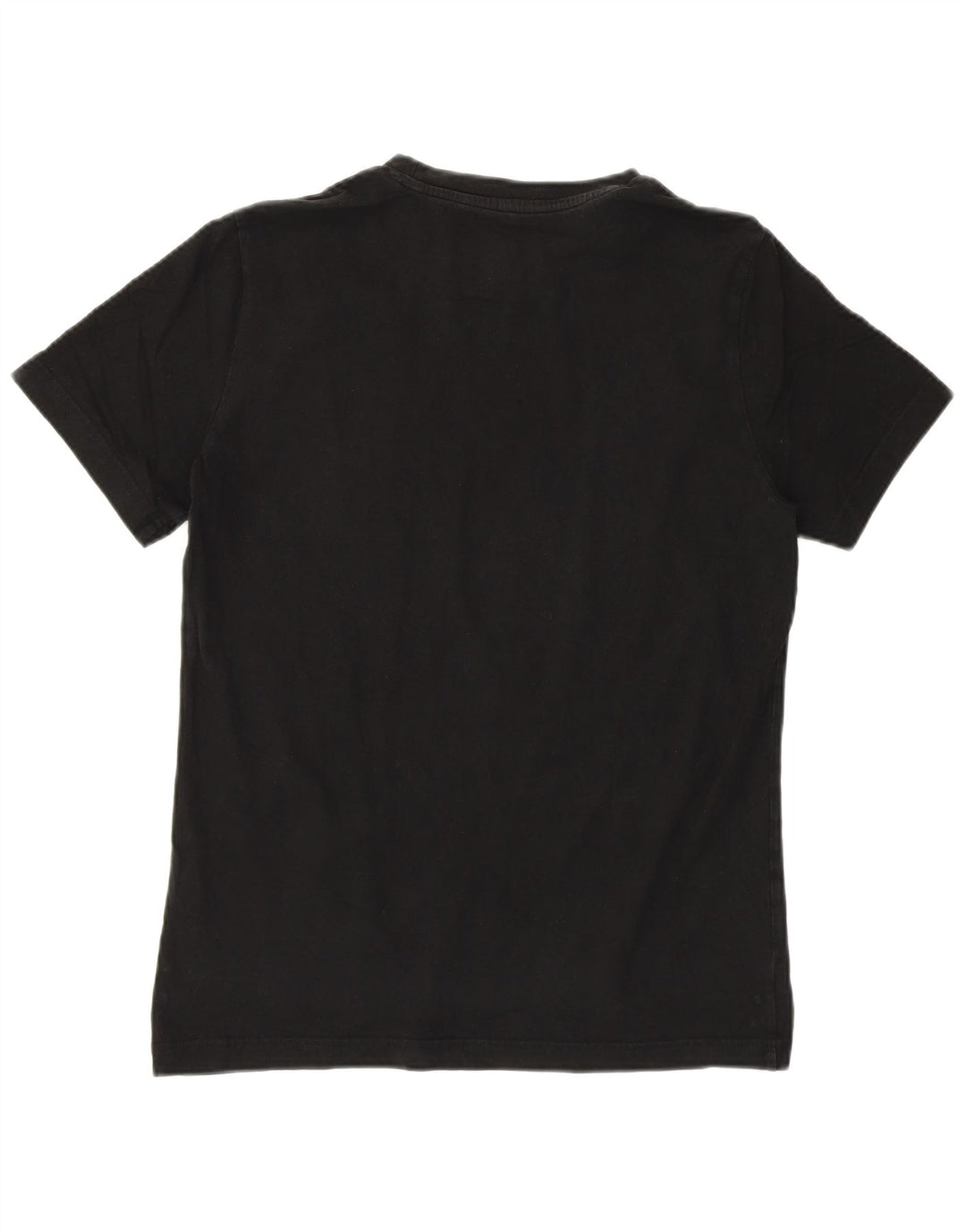 Puma Mens Graphic T-Shirt Top Small Black Striped Cotton