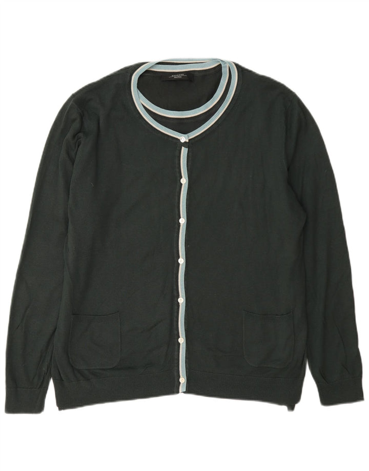 Max Mara Womens Weekend Cardigan Sweater UK 16 Large Green
