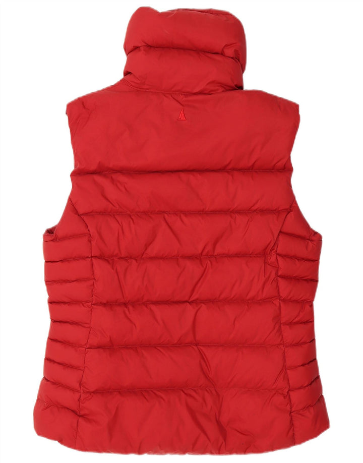 MUSTO Womens Padded Gilet UK 14 Large Red Polyamide