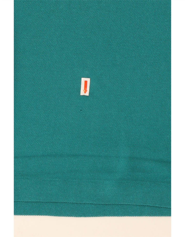 LACOSTE Mens Polo Shirt Size 6 XL Turquoise Cotton