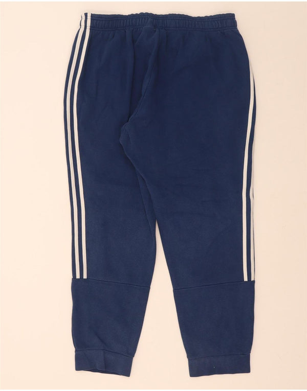 Adidas Mens Tracksuit Trousers Joggers XL  Navy Blue Cotton