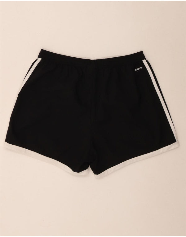 Adidas Womens Climacool Sport Shorts UK 12/14 Medium Black Polyester