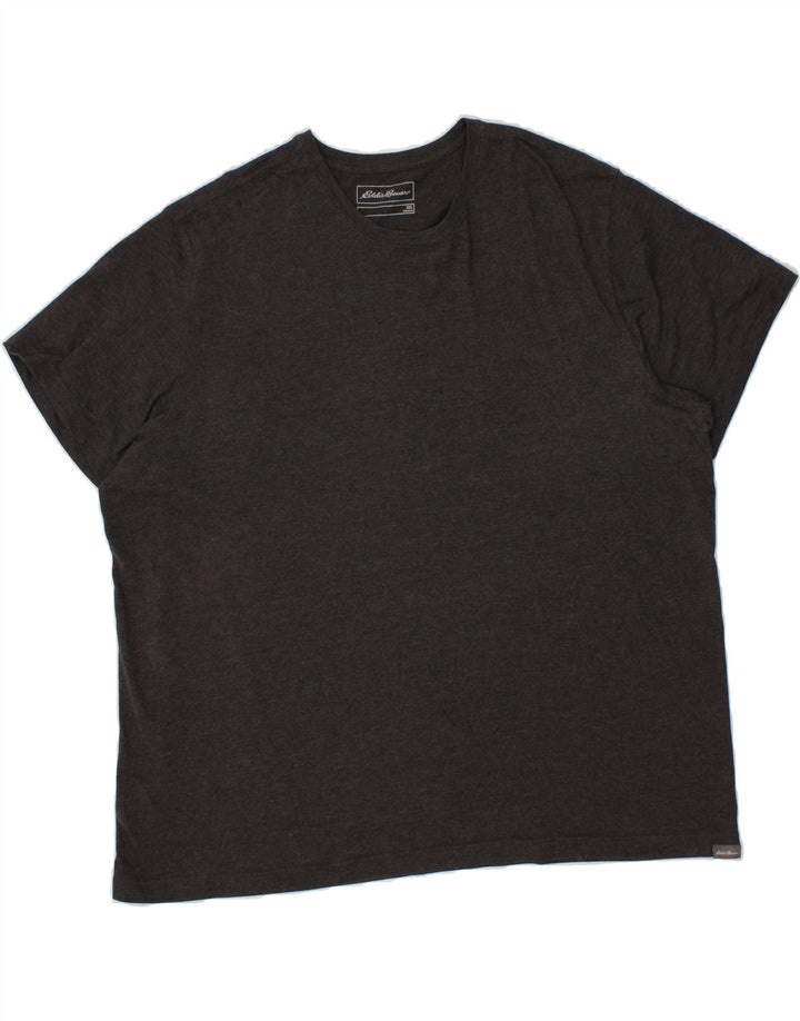 EDDIE BAUER Mens T-Shirt Top 2XL Grey Cotton Vintage Eddie Bauer and Second-Hand Eddie Bauer from Messina Hembry 