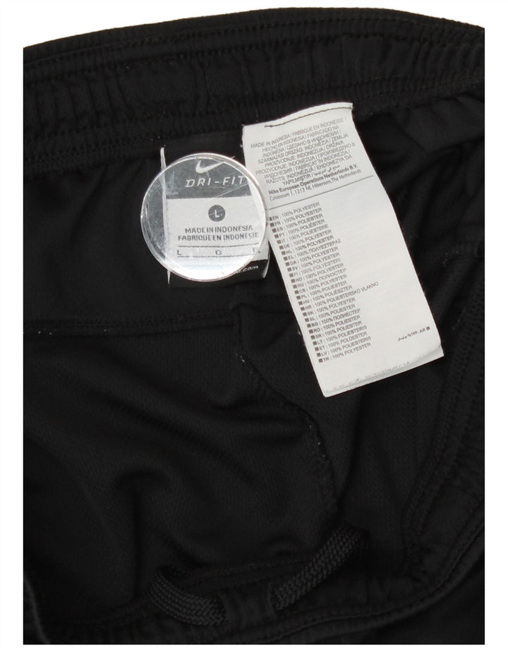 Nike Boys Dri Fit Sport Shorts 12-13 Years Large  Black Polyester