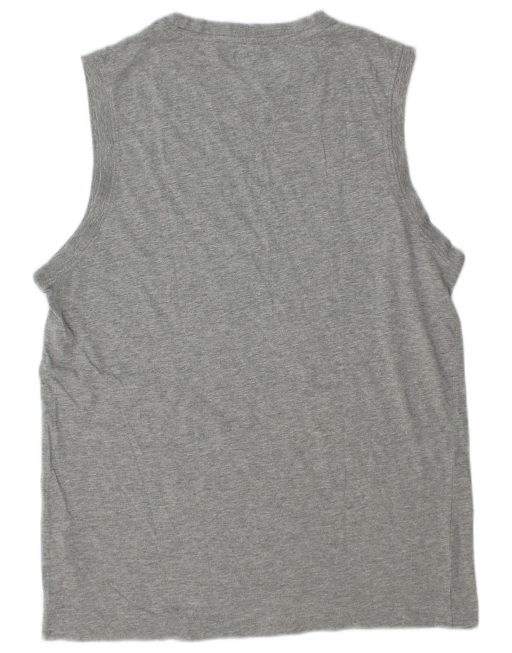 Kappa Mens Vest Top XL Grey Flecked Cotton