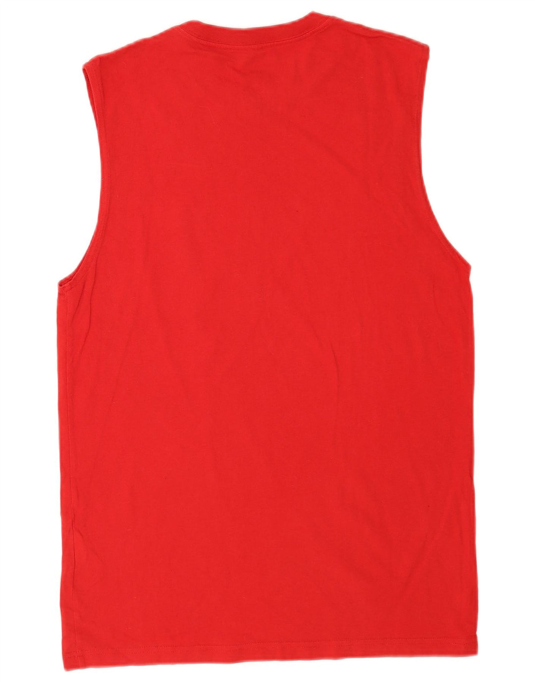 Nike Mens Regular Fit Vest Top Medium Red Cotton