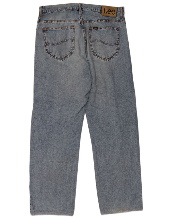 Lee Mens Straight Jeans W34 L30 Blue