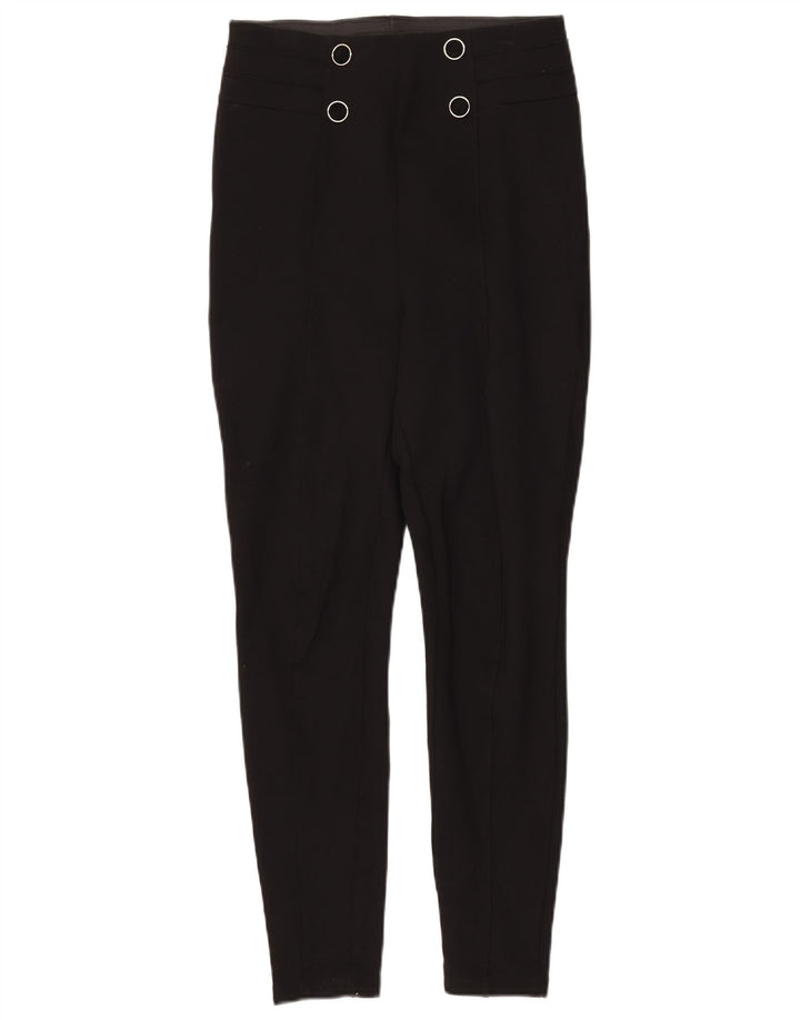 ZARA Womens Legging Trousers Small W26 L27 Black
