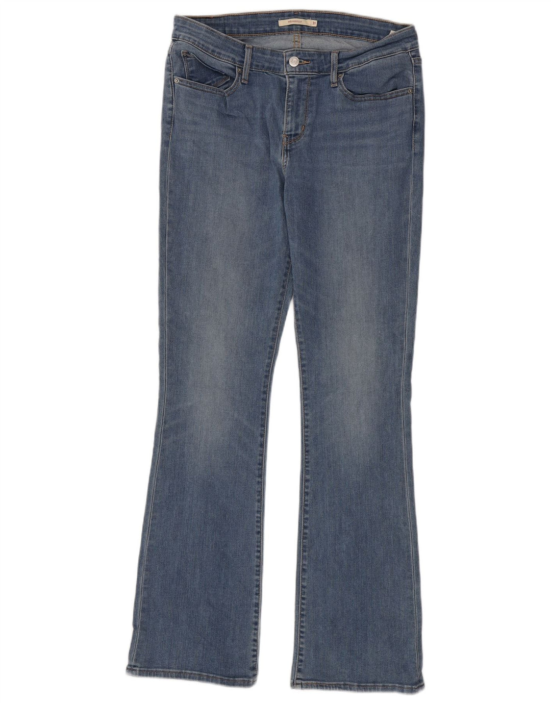Levi's Womens 715 Bootcut Jeans W31 L32 Blue Cotton