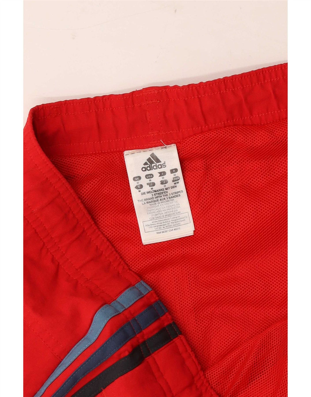 Adidas Mens Sport Shorts Medium Red Nylon
