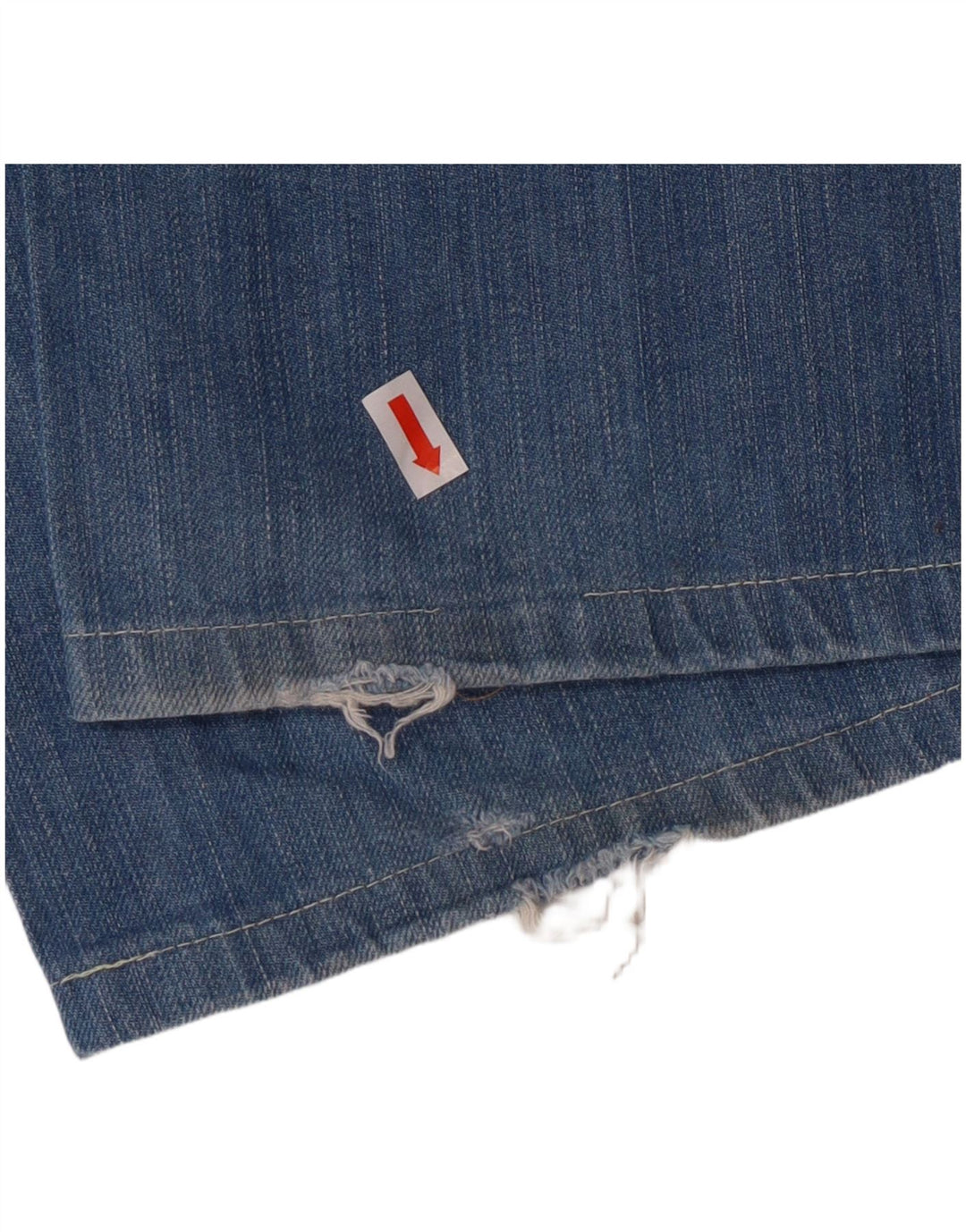 Replay Womens Straight Jeans W27 L32 Blue Cotton