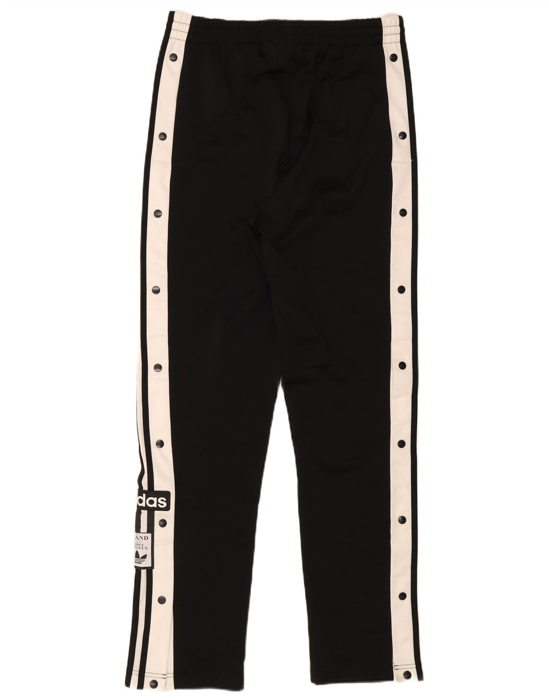 Adidas Mens Tracksuit Trousers Large Black Colourblock Polyester