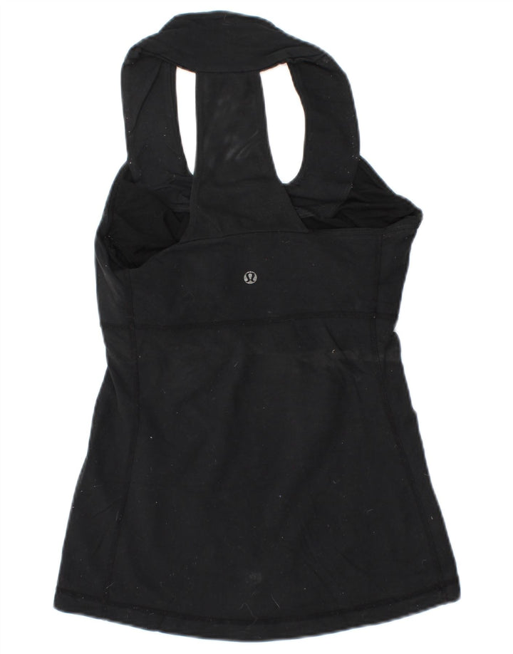LULULEMON Womens Vest Top UK 8 Small Black