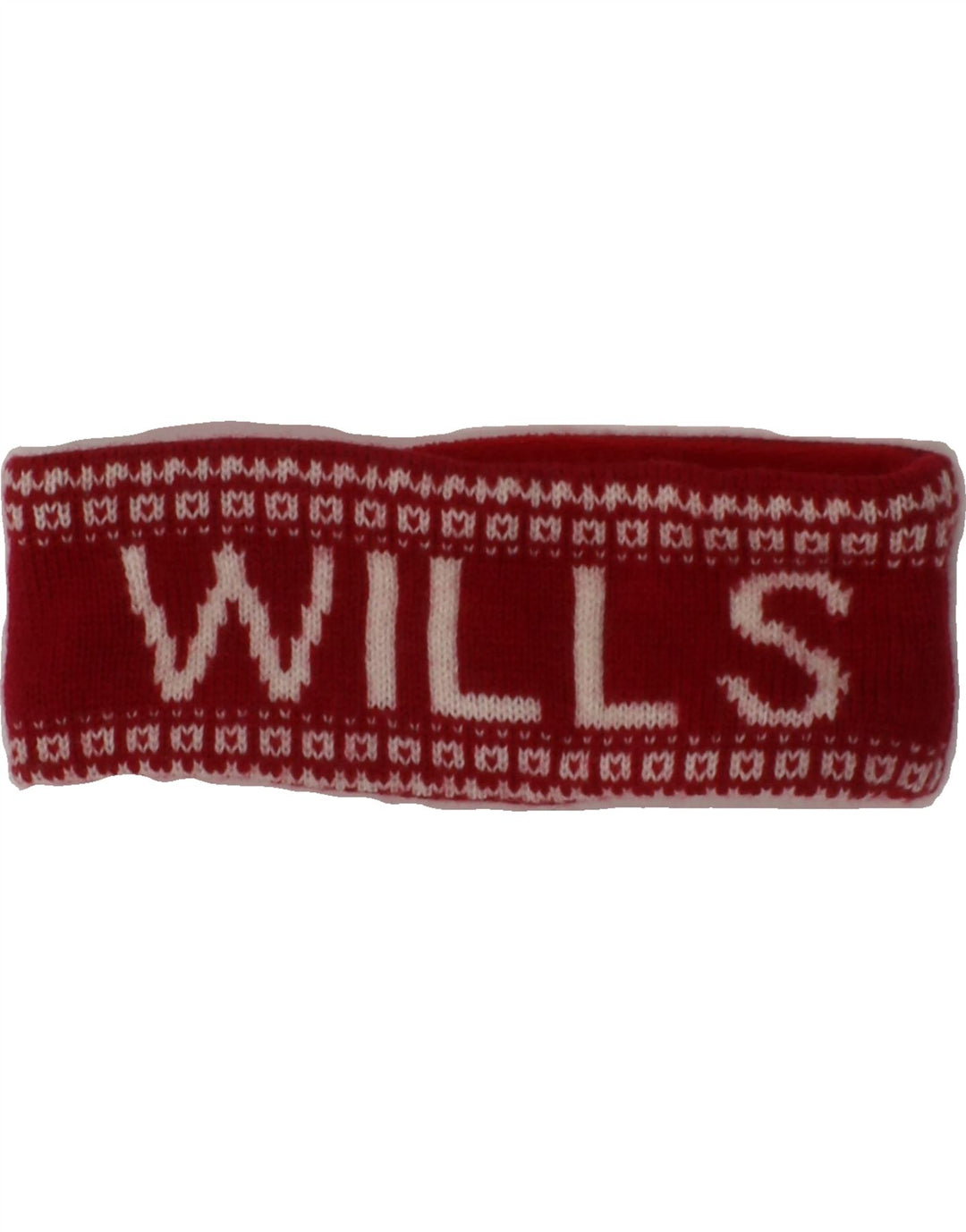 JACK WILLS Womens Graphic Headband Hat One Size Red Vintage Jack Wills and Second-Hand Jack Wills from Messina Hembry 