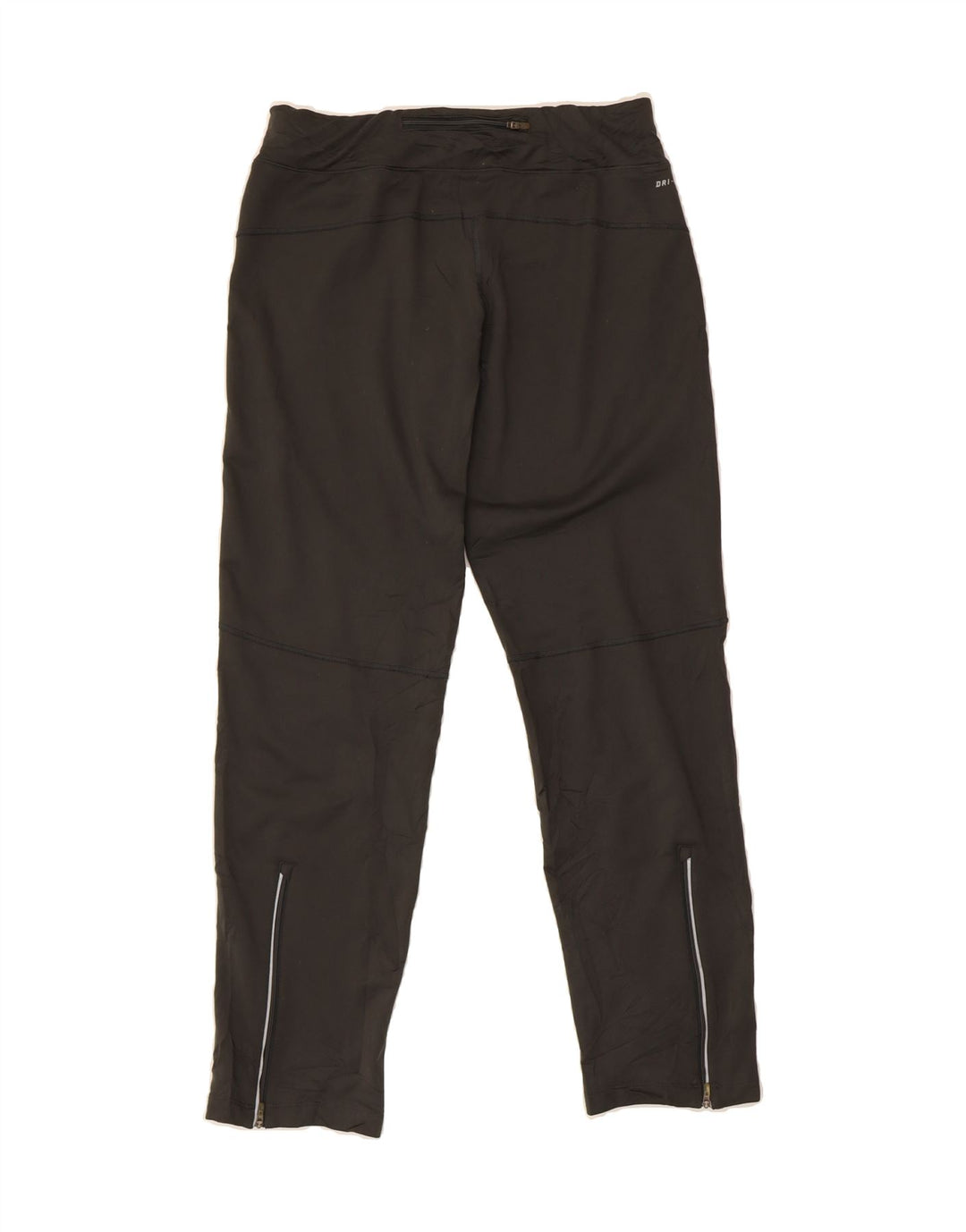 NIKE Womens Dri Fit Tracksuit Trousers UK 10 Small  Black Polyester Vintage Nike and Second-Hand Nike from Messina Hembry 