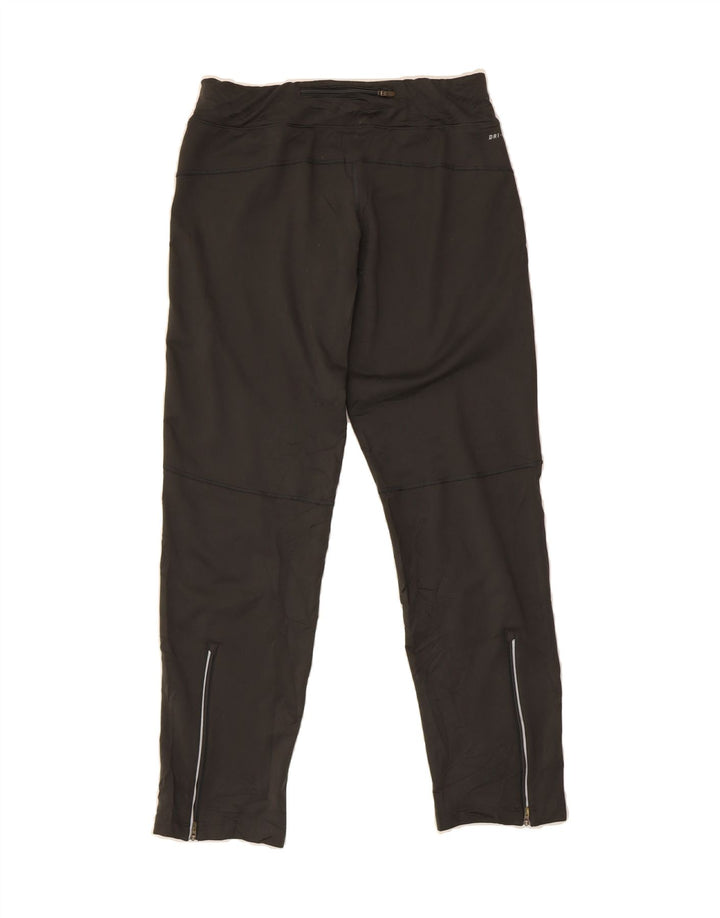 NIKE Womens Dri Fit Tracksuit Trousers UK 10 Small  Black Polyester Vintage Nike and Second-Hand Nike from Messina Hembry 
