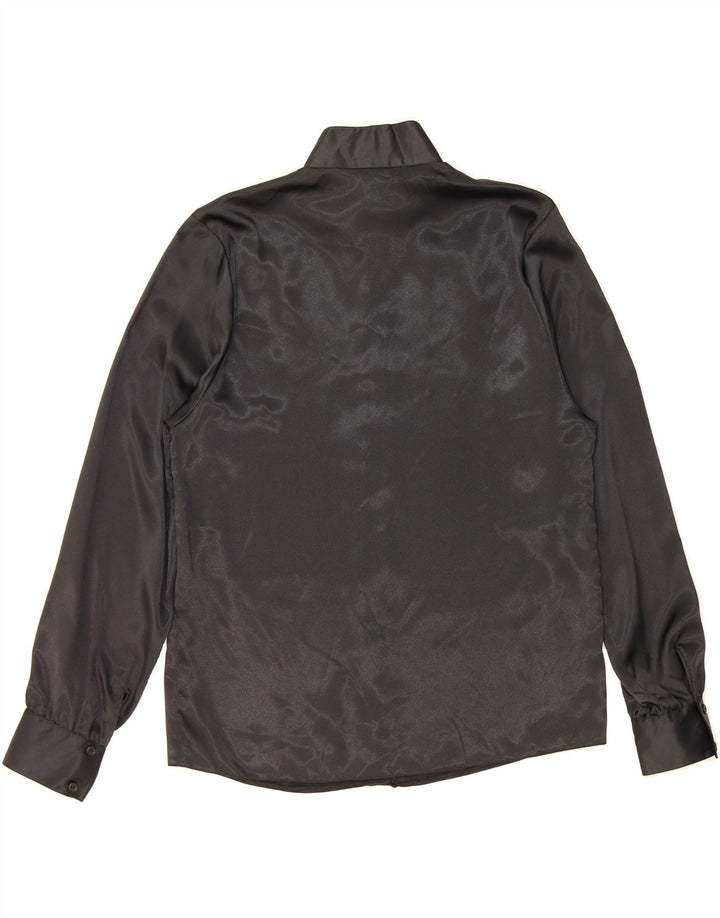 GOLDEN GATE Womens Shirt Blouse EU 36 Small Black Polyester Vintage Golden Gate and Second-Hand Golden Gate from Messina Hembry 