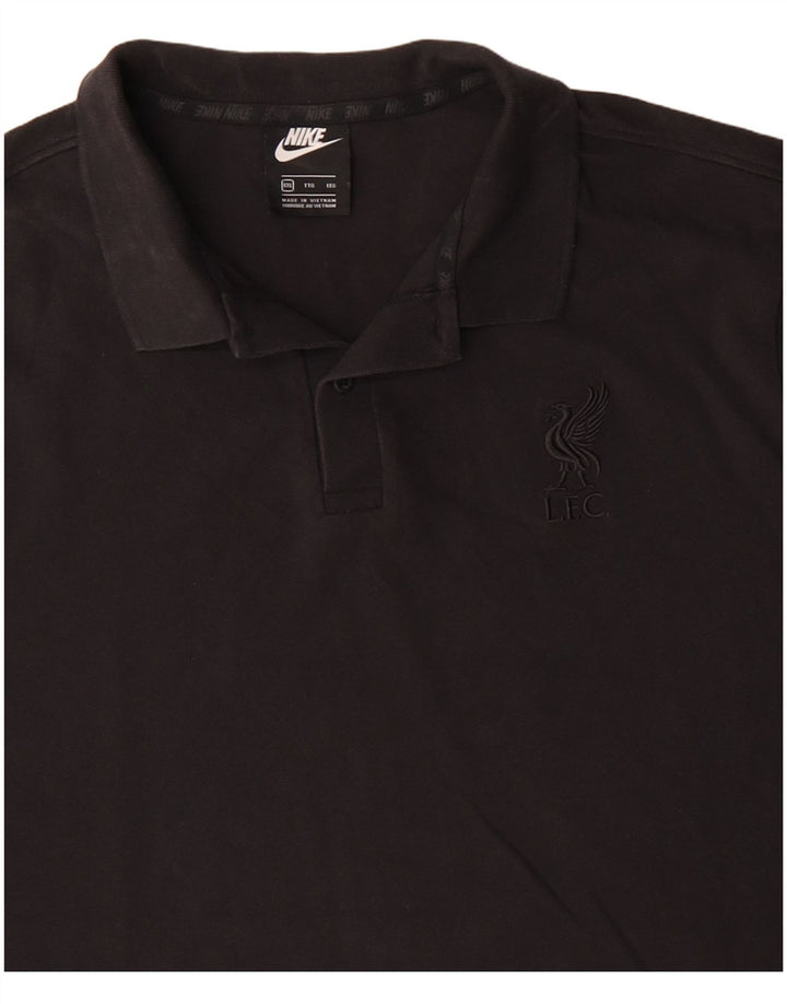 Nike Mens Polo Shirt 2XL Black Cotton